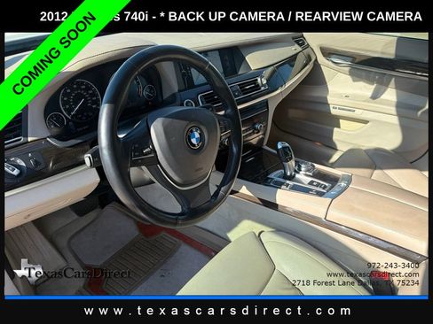 Used 2012 BMW 740i RWD image 7