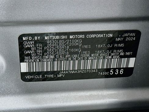 Used 2024 Mitsubishi Eclipse Cross SE AWD/4WD image 12