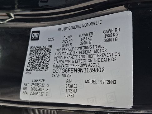 Used 2022 GMC Canyon AT4 w/ Driver Alert Package AWD/4WD image 25