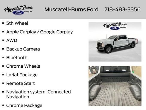 Used 2023 Ford F250 Lariat w/ Chrome Package AWD/4WD image 7