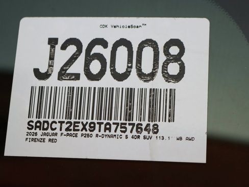 Used 2026 Jaguar F-PACE R-Dynamic S image 36