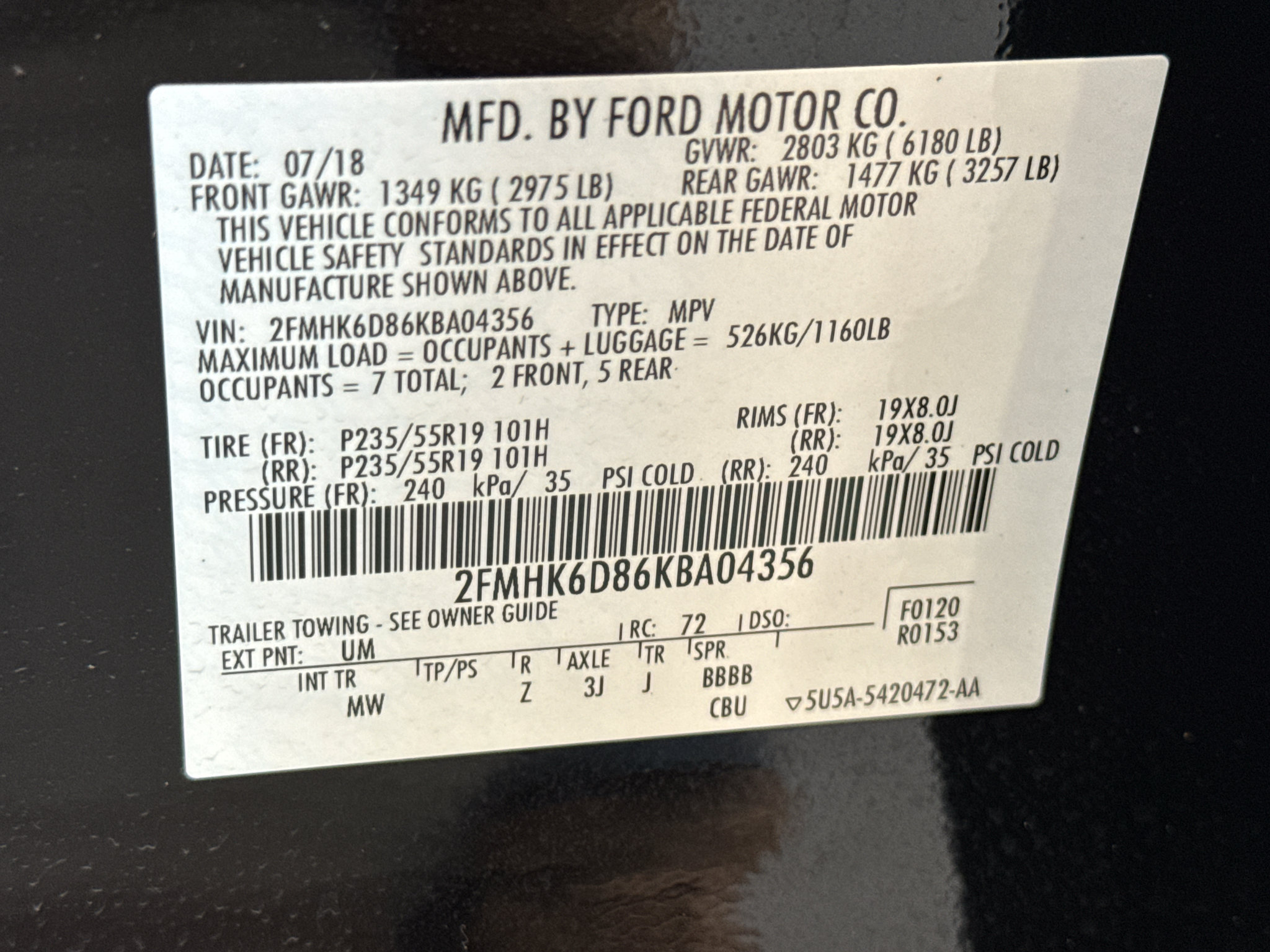 Used 2019 Ford Flex Limited AWD/4WD image 37