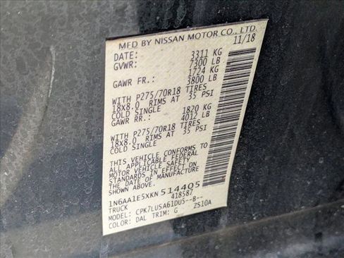 Used 2019 Nissan Titan PRO-4X AWD/4WD image 22
