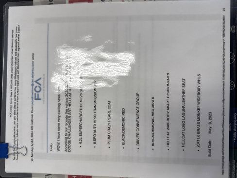 Used 2023 Dodge Challenger SRT Hellcat image 47