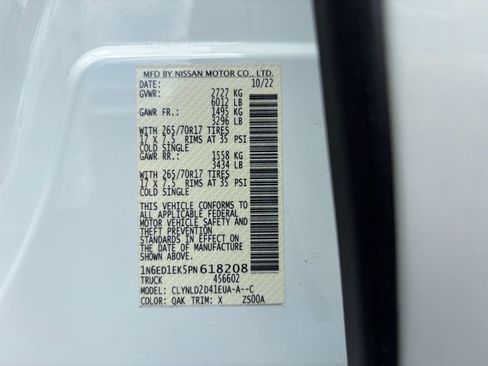 Used 2023 Nissan Frontier PRO-4X w/ Technology Package AWD/4WD image 37