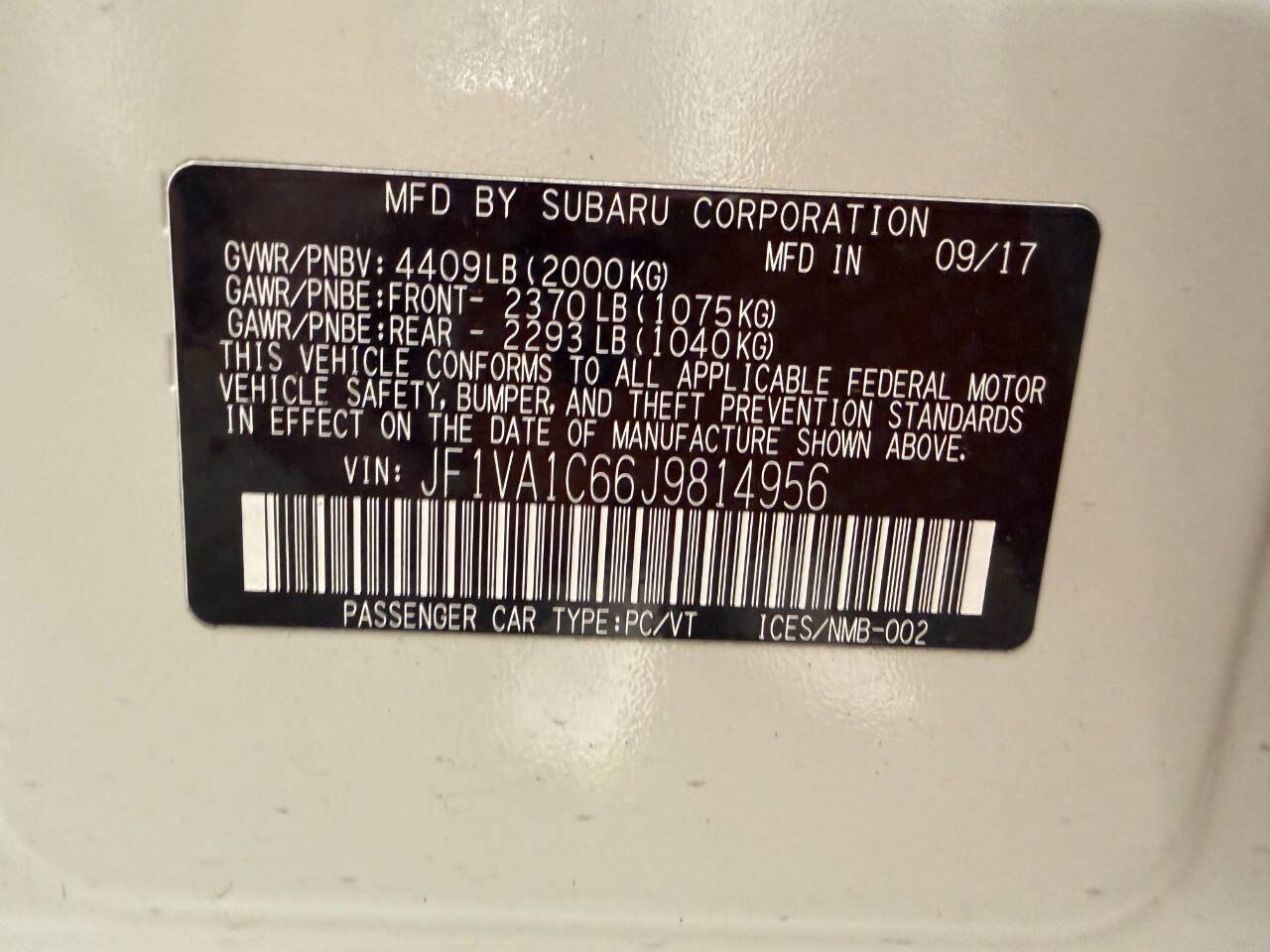 Used 2018 Subaru WRX Premium AWD/4WD image 32
