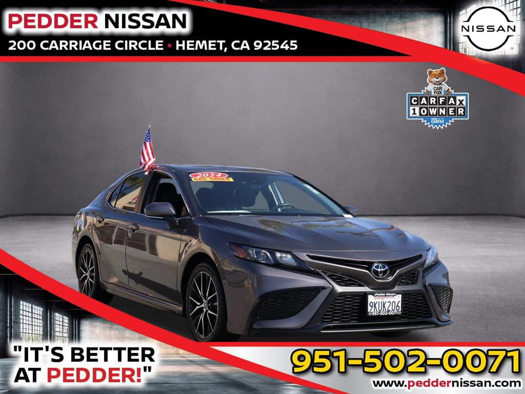 Used 2024 Toyota Camry SE w/ Blackout Package (TMS) FWD image 1