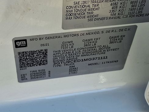 Used 2021 GMC Sierra 1500 Elevation image 26