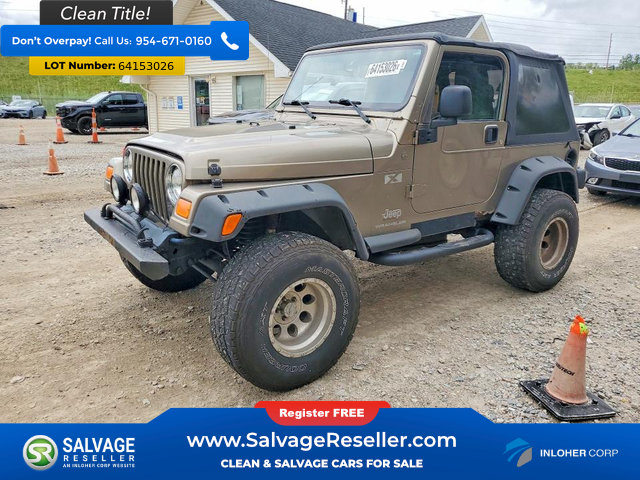 Used 2004 Jeep Wrangler X w/ Full Face Tire & Wheel Group AWD/4WD image 1