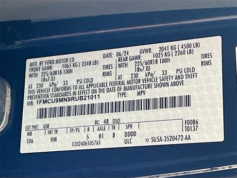 Used 2024 Ford Escape ST-Line w/ Tech Pack #1 image 33