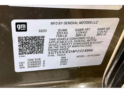 Used 2023 GMC Sierra 1500 Elevation w/ X31 Off-Road Package AWD/4WD image 34