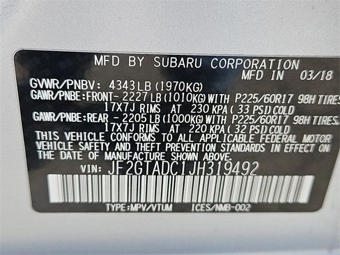 Used 2018 Subaru Crosstrek 2.0i Premium w/ Eyesight System image 30