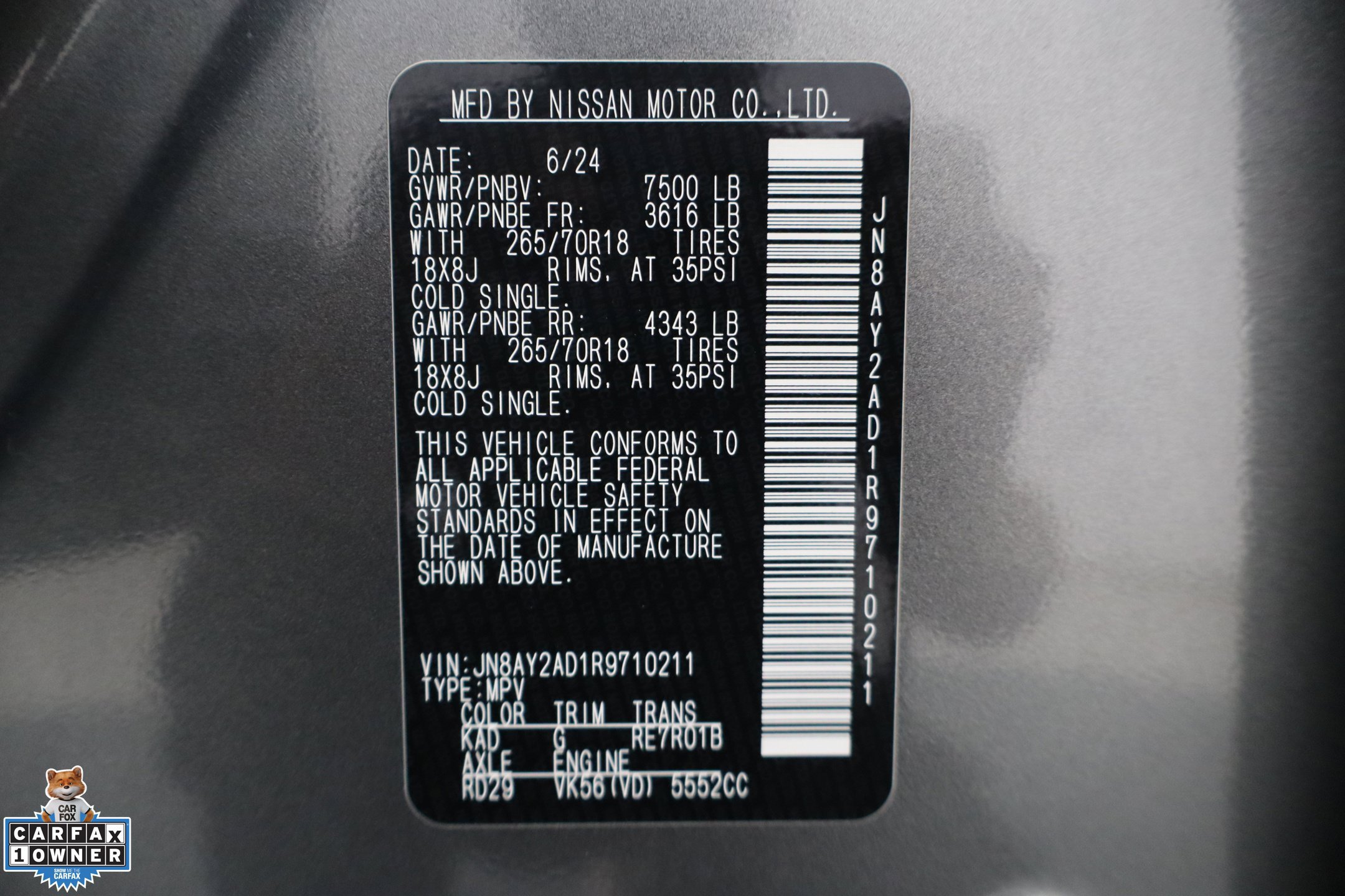Used 2024 Nissan Armada SV w/ Cargo Package AWD/4WD image 35