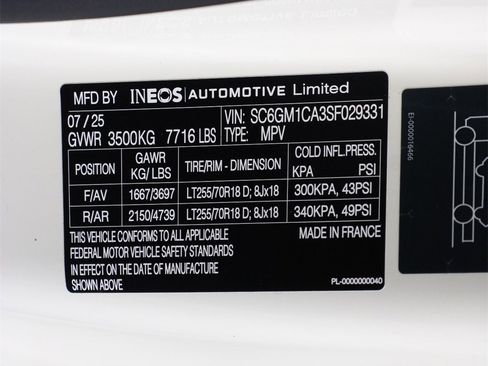 New 2025 INEOS Grenadier Fieldmaster Edition image 22