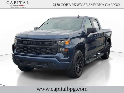 Used 2022 Chevrolet Silverado 1500 Custom w/ LPO, Dark Essentials Package AWD/4WD image 1
