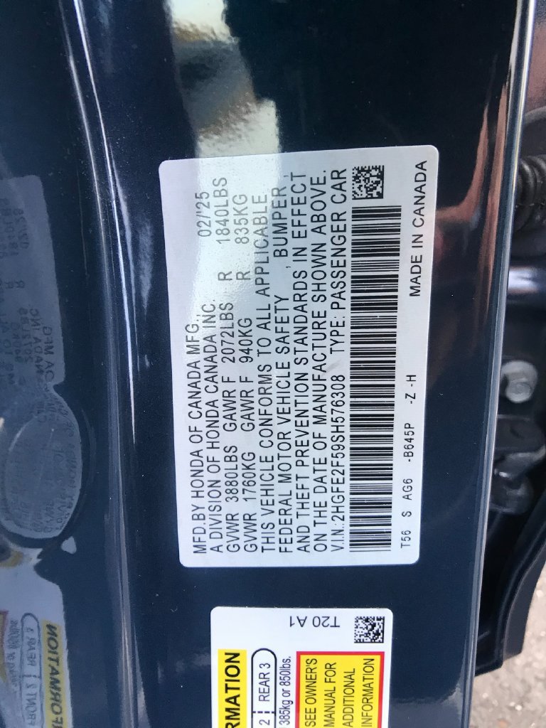 Certified 2025 Honda Civic Sport image 16