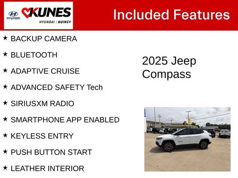 Used 2025 Jeep Compass Trailhawk AWD/4WD image 2