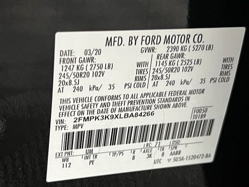 Used 2020 Ford Edge Titanium w/ Equipment Group 301A image 34