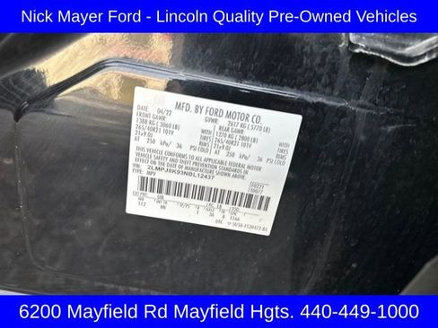 Used 2022 Lincoln Nautilus Reserve w/ Equipment Group 202A image 15