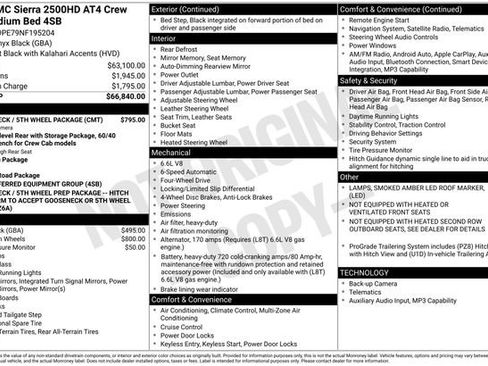 Used 2022 GMC Sierra 2500 AT4 w/ Gooseneck/5TH Wheel Package image 48