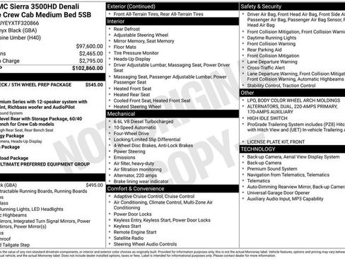 New 2026 GMC Sierra 3500 Denali Ultimate AWD/4WD image 26