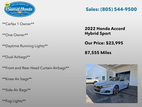 Used 2022 Honda Accord Sport image 7