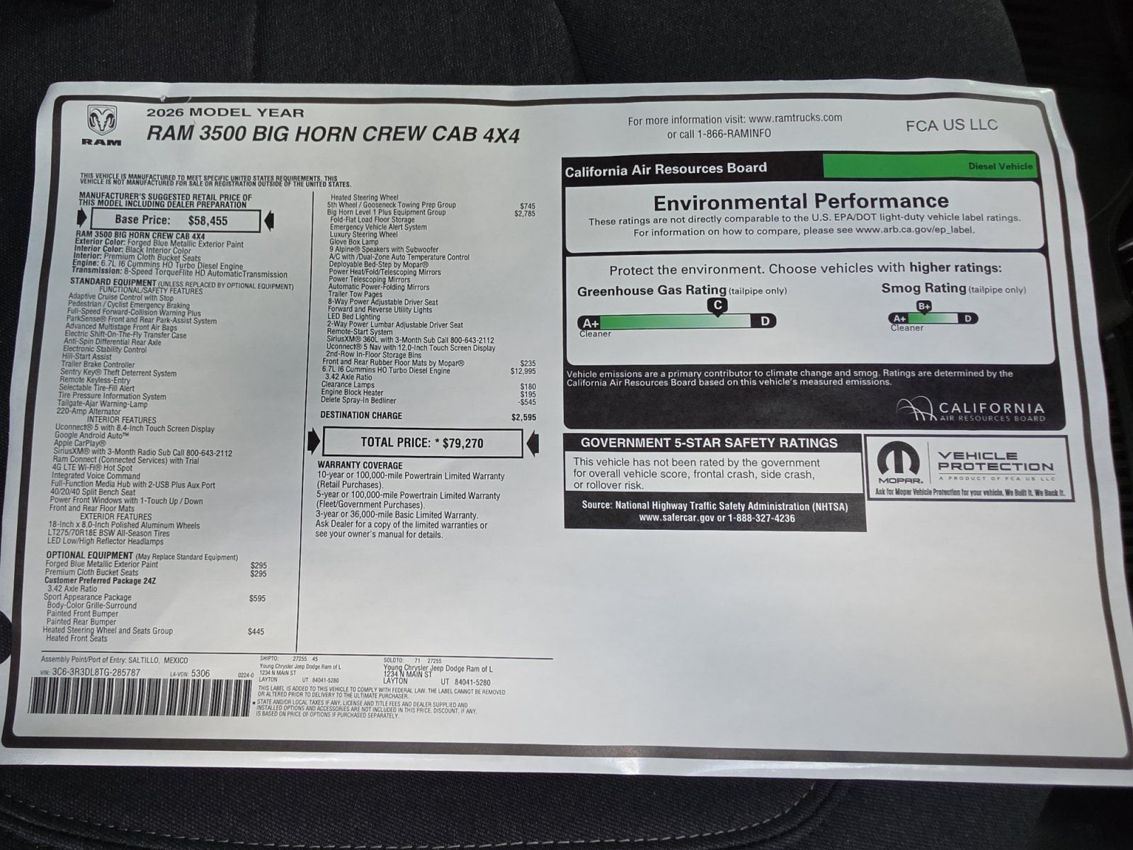 New 2026 RAM 3500 Big Horn AWD/4WD image 32