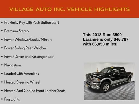Used 2018 RAM 3500 Laramie AWD/4WD image 14