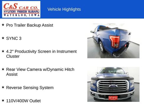 Used 2017 Ford F150 XLT w/ Equipment Group 302A Luxury RWD image 26