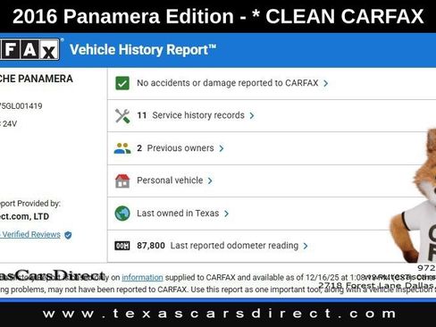 Used 2016 Porsche Panamera Edition image 9