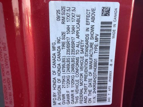 Certified 2026 Honda CR-V LX image 21