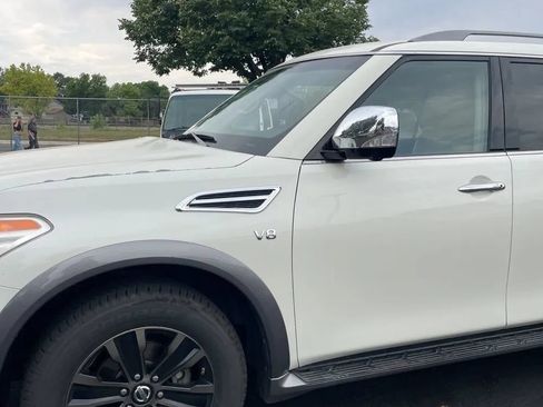 Used 2017 Nissan Armada Platinum w/ Captain Seat Package AWD/4WD image 2