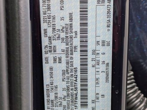 New 2026 Ford F150 Tremor w/ Bed Utility Package image 43