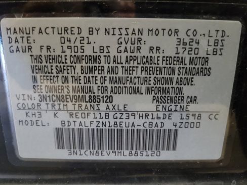 Used 2021 Nissan Versa SV FWD image 33
