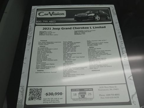 Used 2021 Jeep Grand Cherokee L Limited image 41