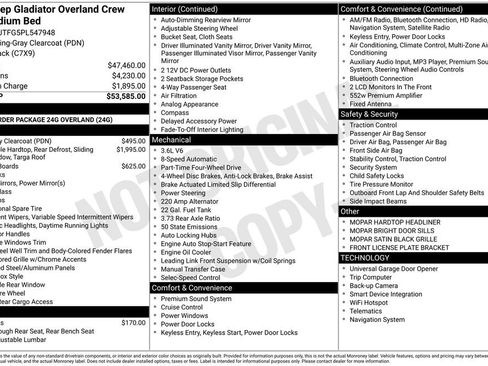 Used 2023 Jeep Gladiator Overland image 53