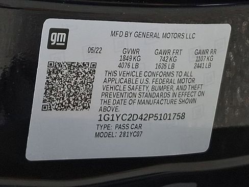 Used 2023 Chevrolet Corvette Stingray Premium Cpe w/ Z51 Performance Package image 27