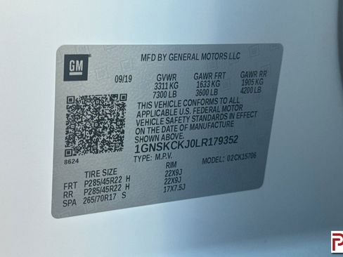 Certified 2020 Chevrolet Tahoe Premier w/ 6.2L Performance Package image 42