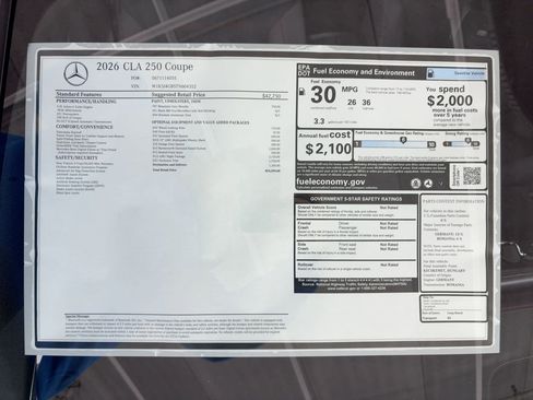New 2026 Mercedes-Benz CLA 250 image 31