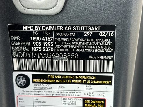 Used 2016 Mercedes-Benz AMG GT S w/ Exclusive Interior Package image 26