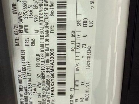 Used 2021 Ford Transit 350 XLT image 36