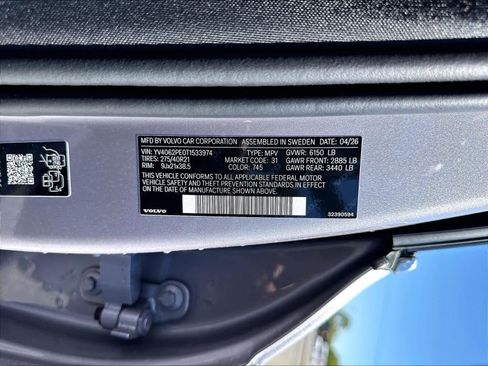New 2026 Volvo XC90 B6 Plus w/ Protection Package AWD/4WD image 37