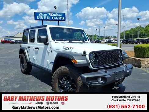 Used 2025 Jeep Wrangler Unlimited Sport S 4xe AWD/4WD image 1