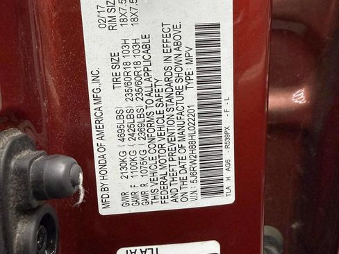 Used 2017 Honda CR-V EX-L image 16