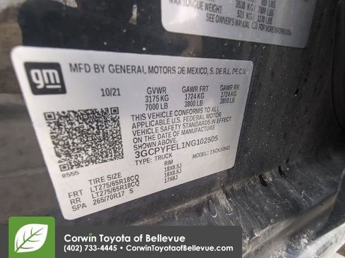 Used 2022 Chevrolet Silverado 1500 LT Trail Boss w/ LT Trail Boss Premium Package image 20