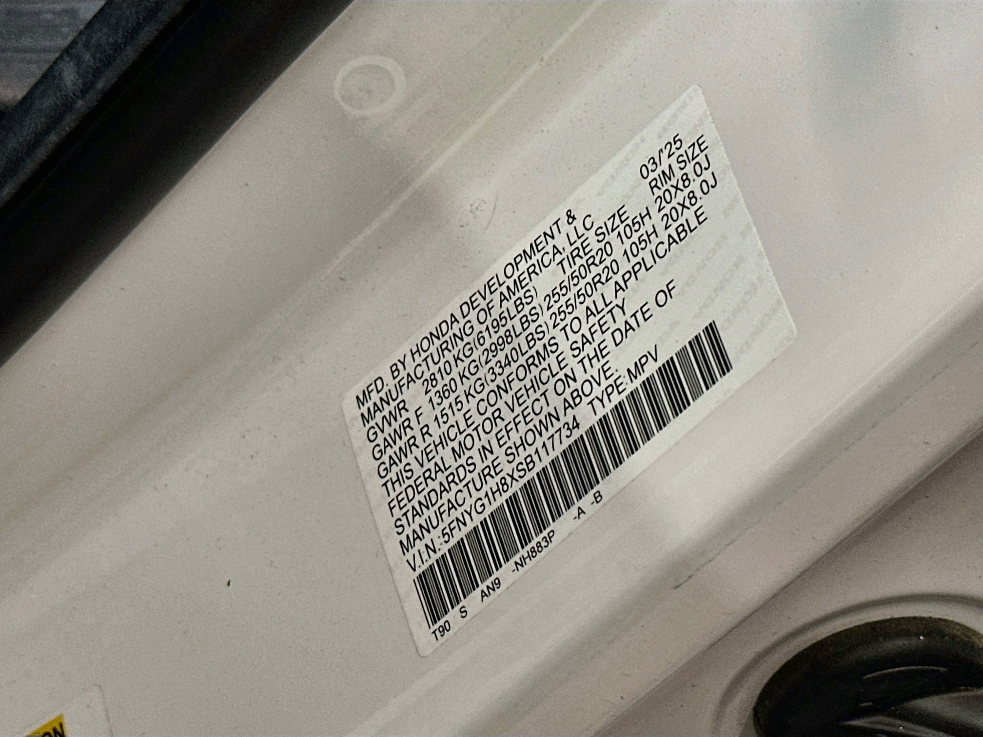 Used 2025 Honda Pilot Elite image 12