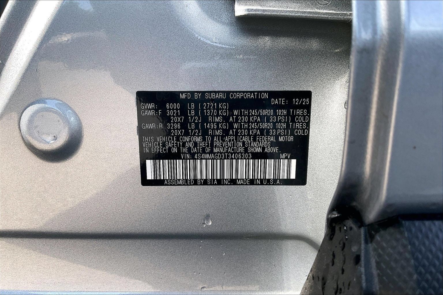 Used 2026 Subaru Ascent Limited AWD/4WD image 34