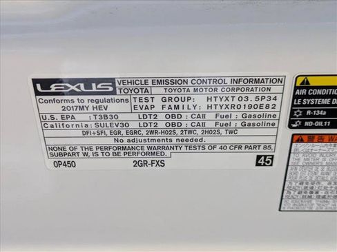 Used 2017 Lexus RX 450h AWD w/ 3500 lbs Tow Prep Package image 24