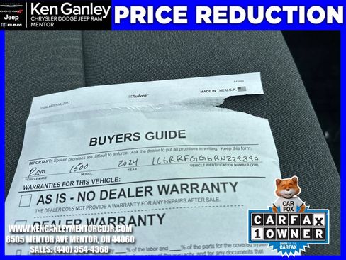 Certified 2024 RAM 1500 Tradesman AWD/4WD image 25