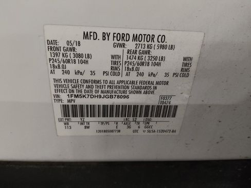 Used 2018 Ford Explorer XLT FWD image 33